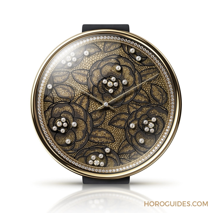 CHANEL - MADEMOISELLE PRIVÉ - H9463 - 直徑55mm的圓,一個充滿CHANEL風格意象的袖珍世界|Mademoiselle Privé Pique-Aiguilles 腕錶系列