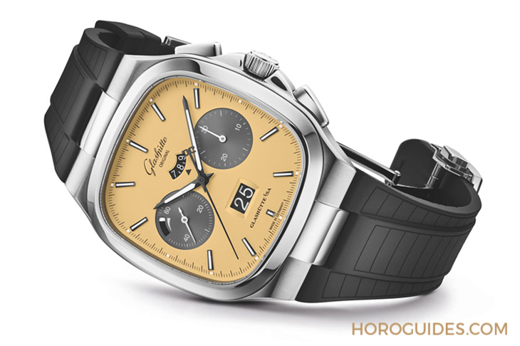 GLASHÜTTE ORIGINAL - SENATOR - 1-37-02-13-02-70 - 格拉蘇蒂七零年代大日曆計時腕錶新色亮相，捕捉1970年代的夏日絢爛