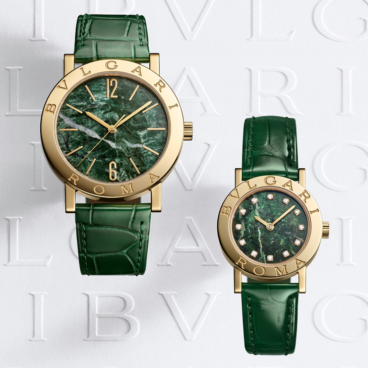 BVLGARI - BVLGARI∙BVLGARI - 104112 - BVLGARI首度以天然大理石錶盤入作|BVLGARI BVLGARI系列50周年紀念腕錶