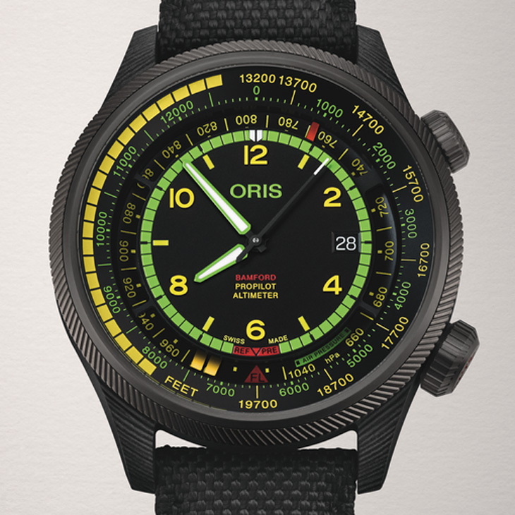 ORIS - PROPILOT - 01 793 7775 8724-Set - Oris〈2025日內瓦錶展〉新作：ProPilot Altimeter “Mission Control”限量腕錶科幻風加持、Calibre 113首度加入Big Crown錶系