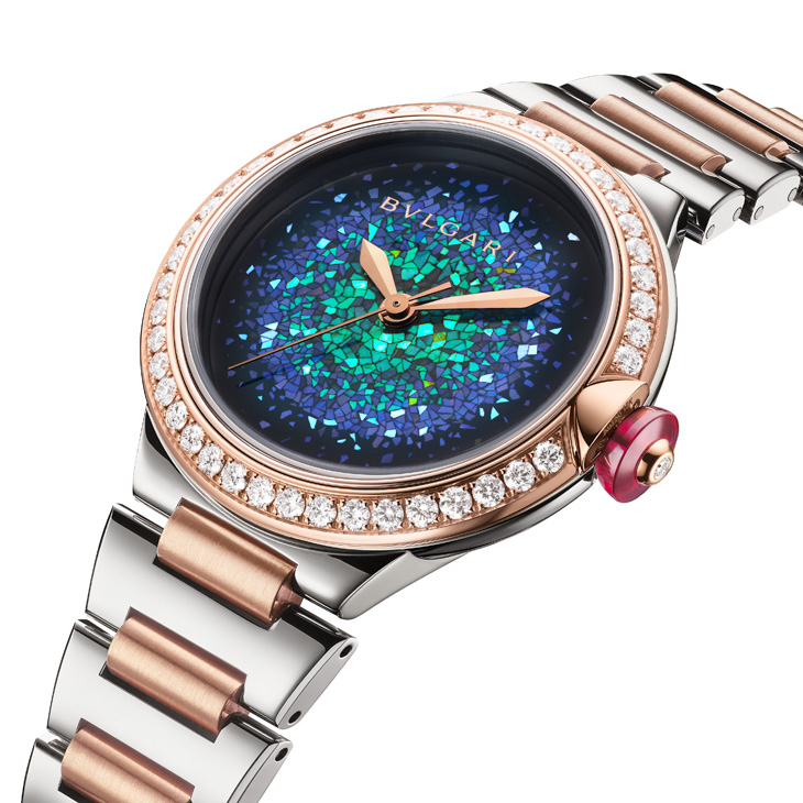 BVLGARI - LVCEA - 104243 - 以日本螺鈿漆藝構築光之馬賽克｜BVLGARI Lvcea Notte Di Luce限量腕錶