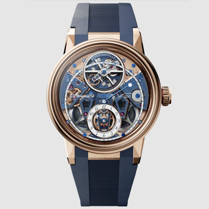 BREGUET - MARINE - E001BH/S9/5ZV - Breguet  Experimentale 1：以 10 赫茲磁力擒縱陀飛輪開啟未來製錶新篇章