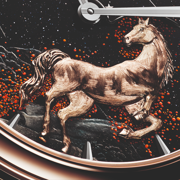 ARNOLD & Son - PERPETUAL MOON - 1GLBR.Z11A.C1293A - 火馬奔騰|Arnold & Son Perpetual Moon馬年限量腕錶