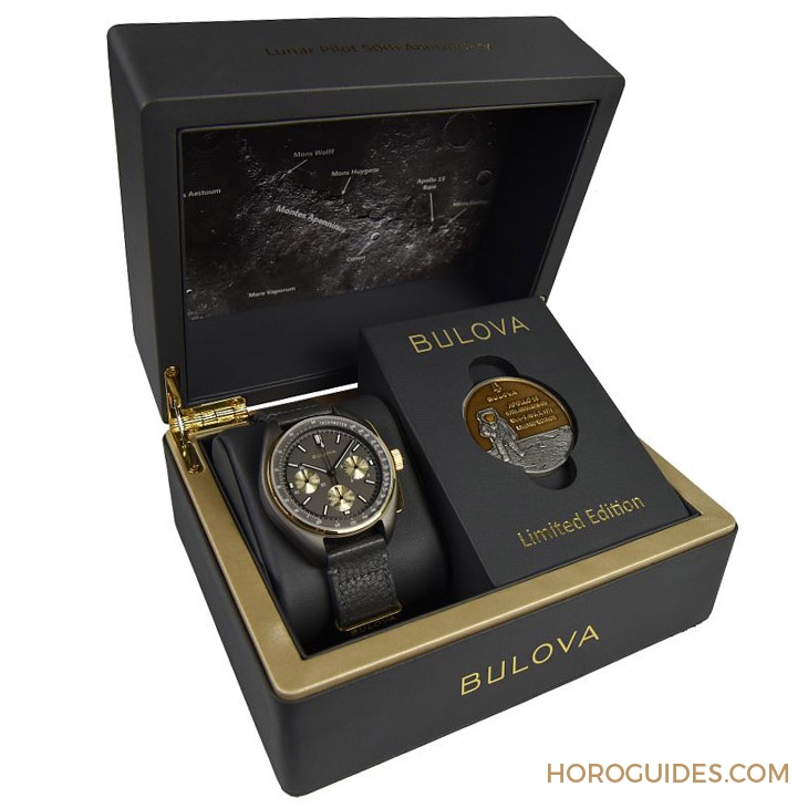 BULOVA - Lunar Pilot - 98A285 - 50年登月傳奇,收藏你的太空夢|BULOVA寶路華50周年Lunar Pilot限量錶