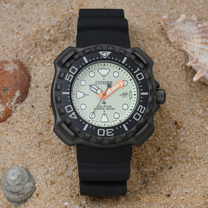 CITIZEN - PROMASTER - BN0227-17X - 黑鎧上身！型格必備的CITIZEN Promaster Eco-Drive Diver 200m潛水腕錶