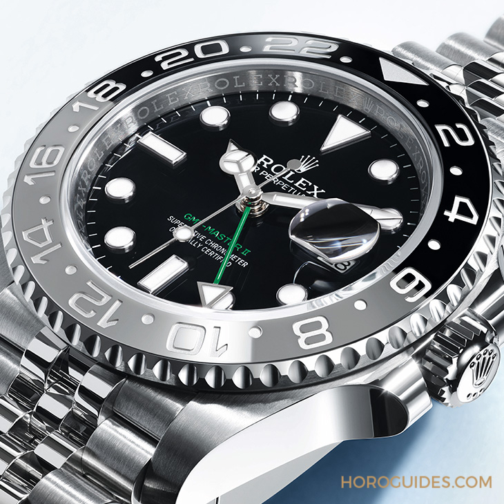 ROLEX - GMT-MASTER II - 126710GRNR-0004 - 勞力士不鏽鋼灰黑雙色陶瓷圈126710GRNR:GMT-Master II也有想要低調的時候