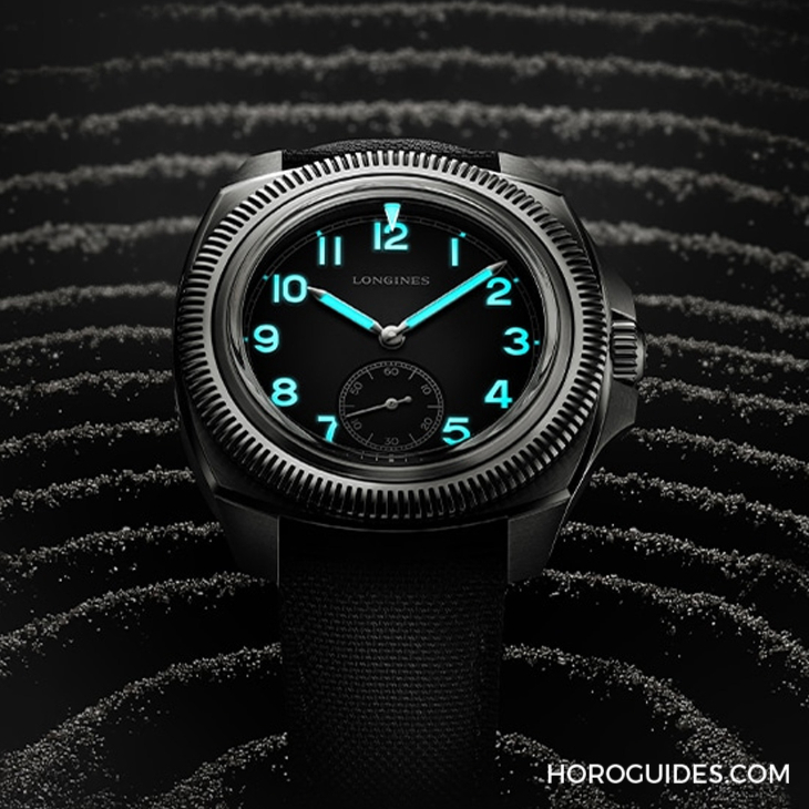 LONGINES - HERITAGE - L2.838.1.53.2 - 首見五級鈦金屬款!LONGINES推出Pilot Majetek限量版