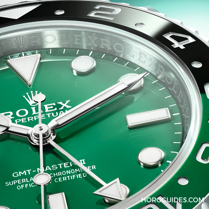 ROLEX - GMT-MASTER II - 126729VTNR-0001 - 綠色果然是ROLEX的特別色：GMT-Master II左冠綠黑圈推出勞力士首款陶瓷錶面126729VTNR