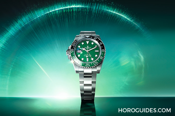 ROLEX - GMT-MASTER II - 126729VTNR-0001 - 綠色果然是ROLEX的特別色：GMT-Master II左冠綠黑圈推出勞力士首款陶瓷錶面126729VTNR