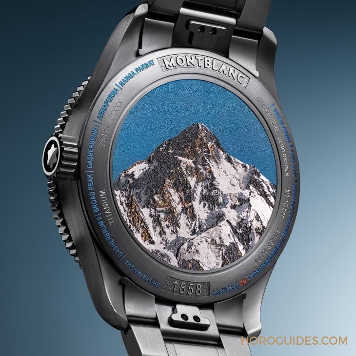 MONTBLANC - 1858 - 130811 - 錶上冰岩 致敬高峰｜Montblanc 8000 Capsule系列