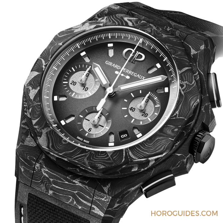 GIRARD-PERREGAUX - LAUREATO - 81060-41-3222-1CX - 令人驚「碳」 創新複合材質新錶登場|GP Laureato Absolute Chronograph 8Tech