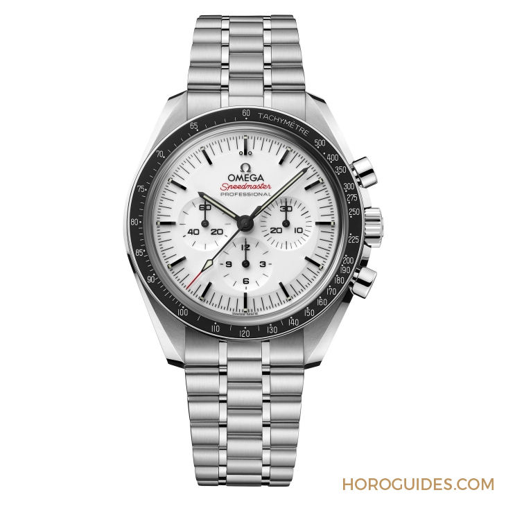 OMEGA - SPEEDMASTER - 310.30.42.50.04.001 - 白面不鏽鋼登月錶終於現身!OMEGA推出全新白色漆面Speedmaster Moonwatch