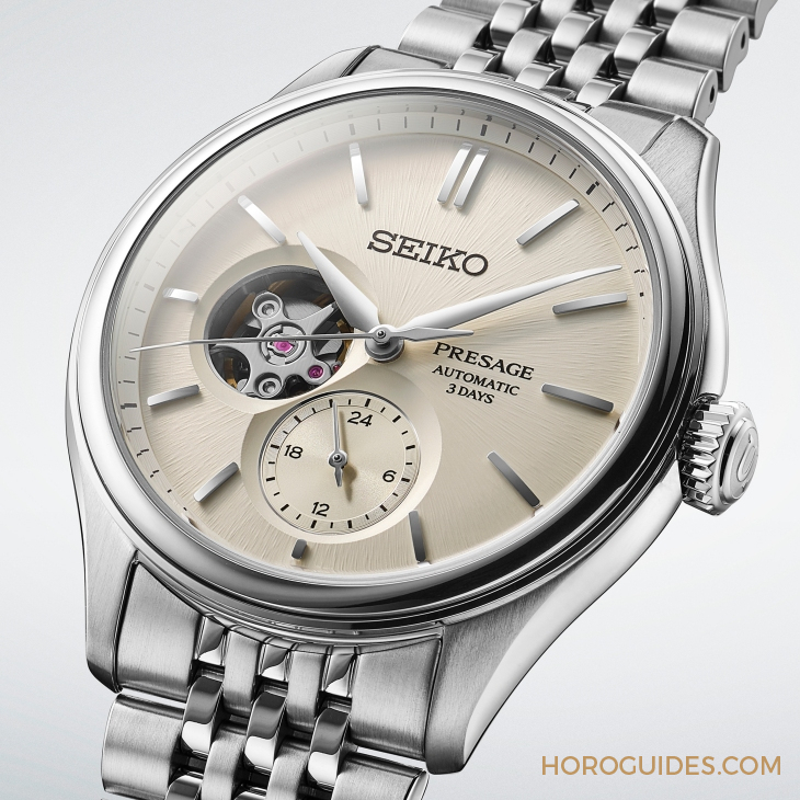 SEIKO - PRESAGE - SPB469 - 絲綢紋理入錶，首見日本傳統四色錶盤｜SEIKO全新Presage Classic系列錶款
