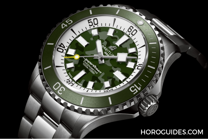 BREITLING - SUPEROCEAN - A17375211B2S4 - 彩虹時標面、46mm千米深潛新錶同步現身｜BREITLING Superocean系列新錶