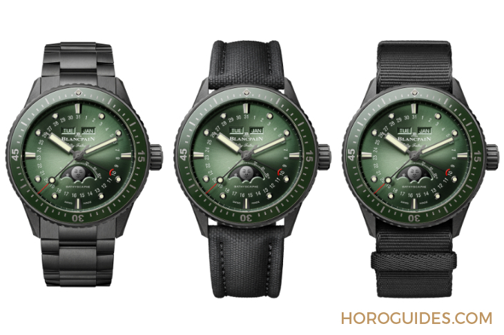 BLANCPAIN - FIFTY FATHOMS - 5054-0140-01S - BLANCPAIN首配陶瓷鍊帶｜Fifty Fathoms Bathyscaphe系列全面新生著裝
