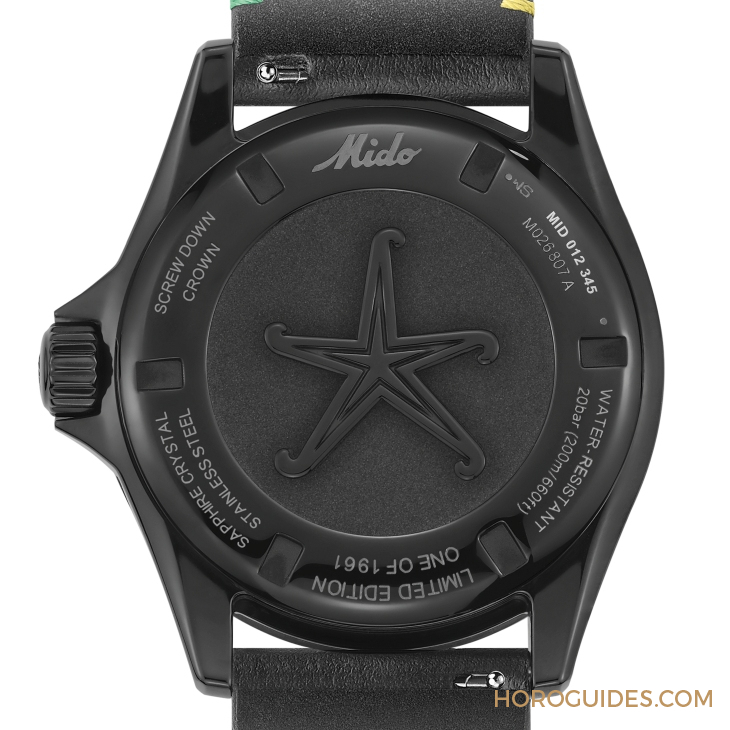 MIDO - OCEAN STAR - M026.807.33.051.00 - 漆黑中的復古「彩虹圈」！MIDO再度推出Ocean Star Decompression Timer 1961復刻限量版