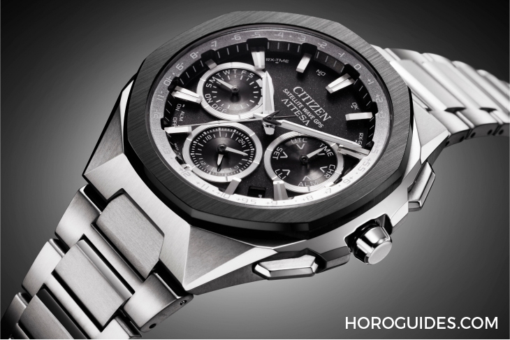 CITIZEN - Attesa - CC4104-53E - 「鈦」厲害的精準!CITIZEN ATTESA系列首款陶瓷錶圈光動能GPS衛星對時腕錶及全新光動能電波時計