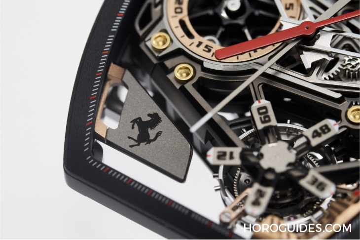 RICHARD MILLE - MEN - RM 43-01 - 精密與競速二度交鋒！RICHARD MILLE與FERRARI攜手推出RM 43-01陀飛輪追針計時碼錶