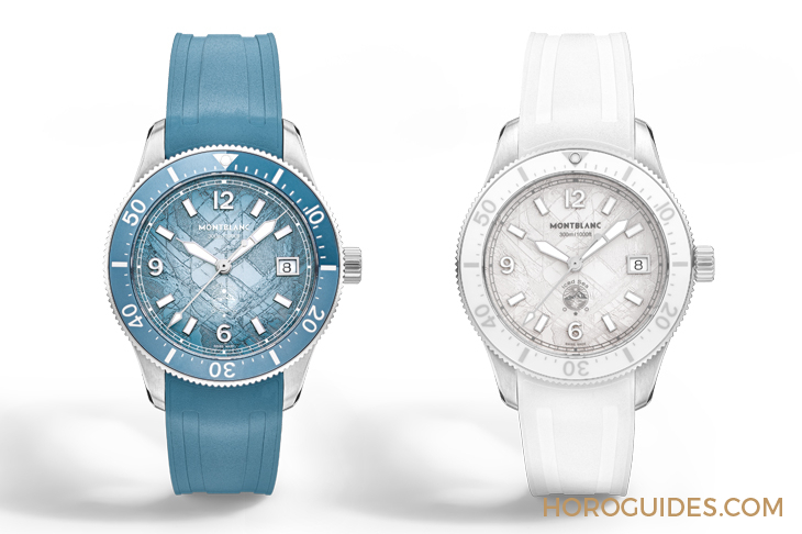 MONTBLANC - 1858 - 134024 - 精巧出擊、零氧加身！MONTBLANC Iced Sea日期自動腕錶0 Oxygen 38mm新款登場