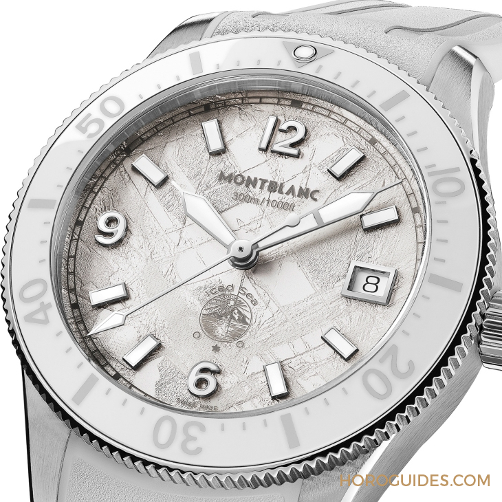 MONTBLANC - 1858 - 134024 - 精巧出擊、零氧加身！MONTBLANC Iced Sea日期自動腕錶0 Oxygen 38mm新款登場