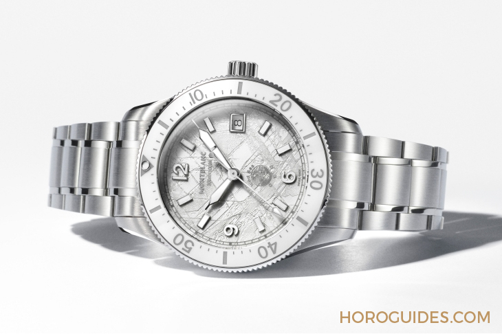 MONTBLANC - 1858 - 134024 - 精巧出擊、零氧加身！MONTBLANC Iced Sea日期自動腕錶0 Oxygen 38mm新款登場