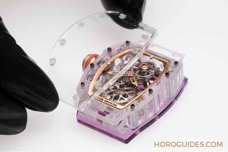 RICHARD MILLE - LIMITED EDITION - RM 75-01 - 漫遊藍寶石水晶海洋！RICHARD MILLE推出三款RM 75-01飛行陀飛輪藍寶石水晶腕錶