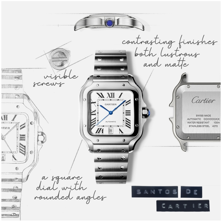 CARTIER - SANTOS DE CARITER - WSSA0082 - 百變優雅「紳」貌 | Santos de Cartier全新小型款，突破尺寸界限