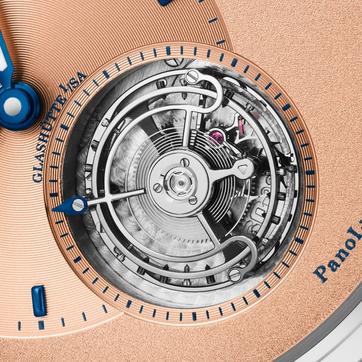 GLASHÜTTE ORIGINAL - PANO - 1-93-03-01-03-61 - 赭月流光,新錶盤工坊揭幕之作|GLASHÜTTE ORIGINAL PanoLunarTourbillon鉑金限量版