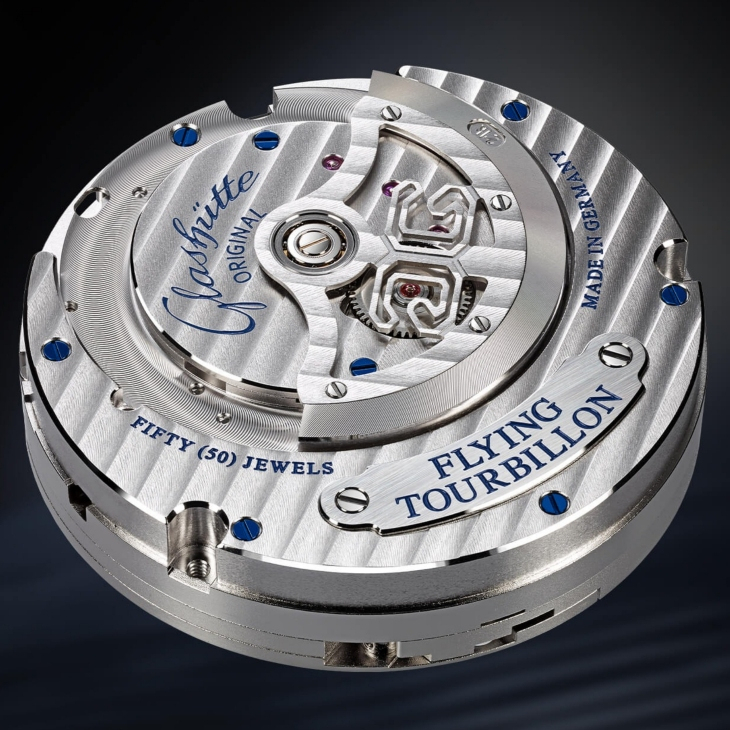 GLASHÜTTE ORIGINAL - PANO - 1-93-03-01-03-61 - 赭月流光,新錶盤工坊揭幕之作|GLASHÜTTE ORIGINAL PanoLunarTourbillon鉑金限量版