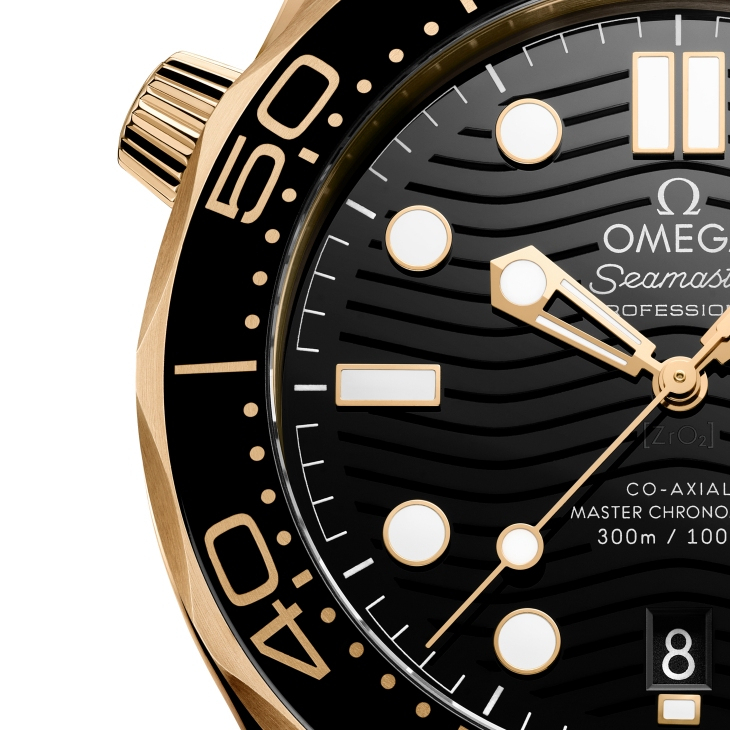 OMEGA - SEAMASTER - 210.52.42.20.04.001 - 奢華潛水四重奏！OMEGA Seamaster海馬潛水300米系列貴金屬新款列陣