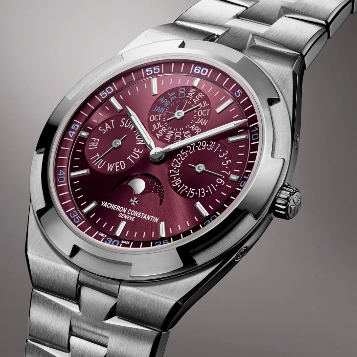 VACHERON CONSTANTIN - OVERSEAS - 4300V/220G-H151 - 驚喜新色雙雙上陣!江詩丹頓Overseas超薄萬年曆推出全粉紅金款及白金勃艮第紅面新款
