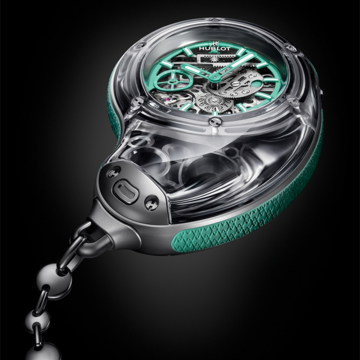 HUBLOT - 流體之美入腕！HUBLOT二度聯手Daniel Arsham打造MP-17 MECA-10 Arsham Splash鈦金藍寶石腕錶