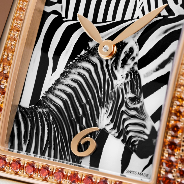 PATEK PHILIPPE - GONDOLO - 4962/200R-010 - 珍藝斑馬,躍現藍寶石雕刻錶面|百達翡麗Gondolo Serata "Zebra" Ref. 4962/200R-010腕錶