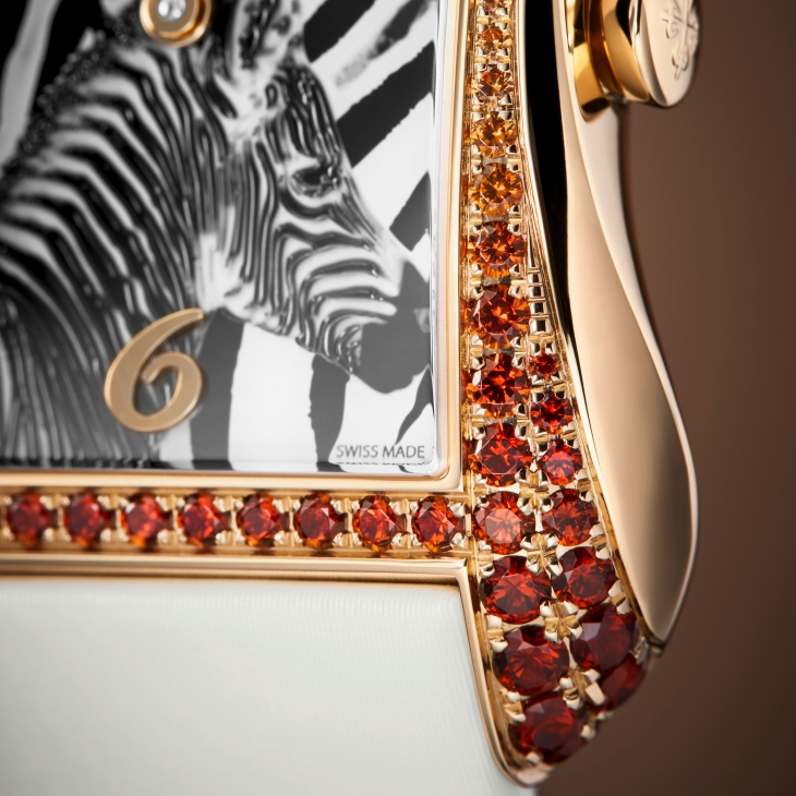 PATEK PHILIPPE - GONDOLO - 4962/200R-010 - 珍藝斑馬,躍現藍寶石雕刻錶面|百達翡麗Gondolo Serata "Zebra" Ref. 4962/200R-010腕錶