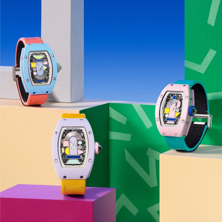 RICHARD MILLE - WOMEN - RM 07-01 - 寶石鑲彩，陶瓷織色｜2026年RM 07-01彩色陶瓷系列絢爛謝幕