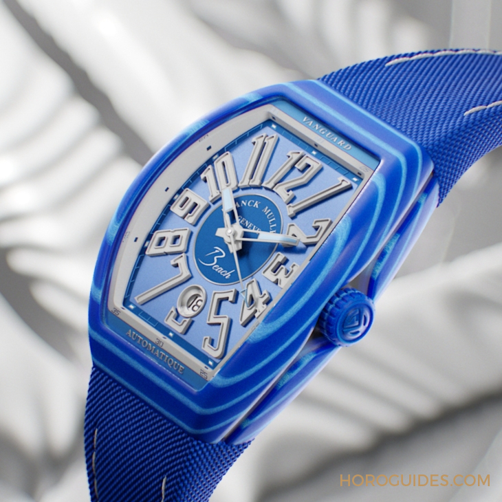 FRANCK MULLER - VANGUARD - V 41 SC DT BEACH GFVRVE - 玩轉材質色彩|FRANCK MULLER Vanguard Beach Collection