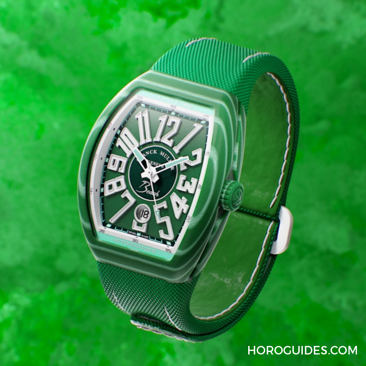 FRANCK MULLER - VANGUARD - V 41 SC DT BEACH GFVRVE - 玩轉材質色彩|FRANCK MULLER Vanguard Beach Collection