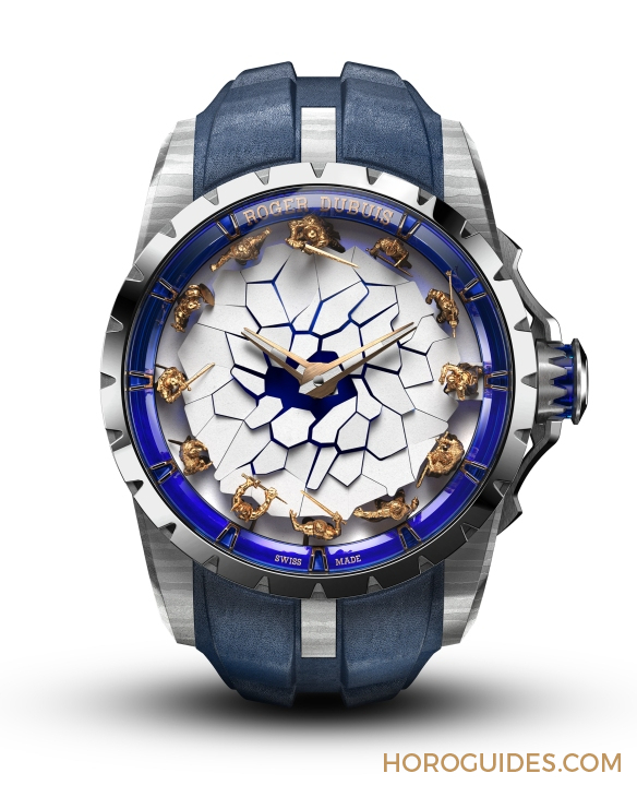 ROGER DUBUIS - EXCALIBUR - RDDBEX1058 - 騎士勇闖冰火之境！ROGER DUBUIS新一代圓桌騎士系列腕錶登場