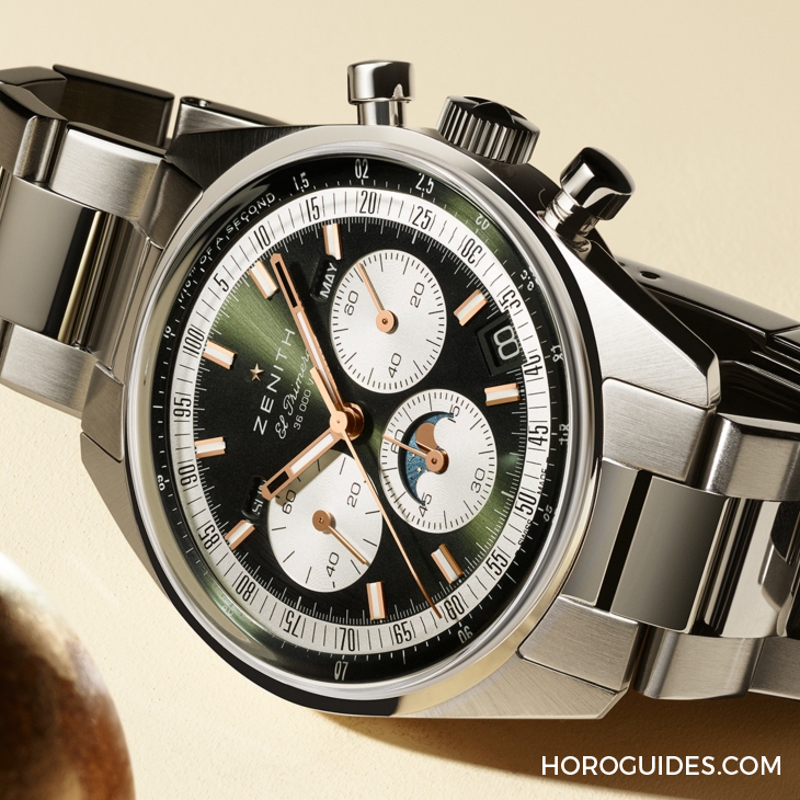 ZENITH - CHRONOMASTER - 03.3400.3610/40.C912 - 2024 LVMH Watch Week速報|ZENITH Chronomaster全日曆回歸,另有嶄新綠陶瓷圈