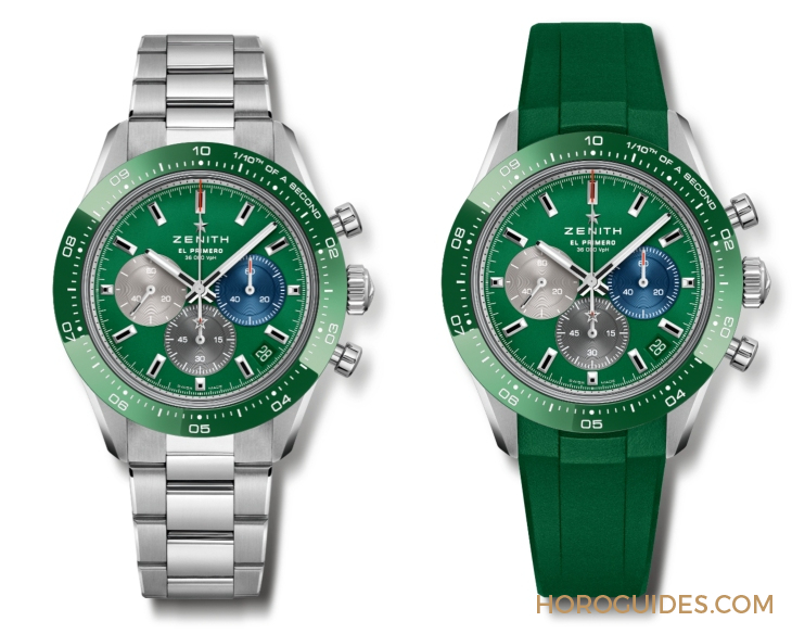 ZENITH - CHRONOMASTER - 03.3400.3610/40.C912 - 2024 LVMH Watch Week速報|ZENITH Chronomaster全日曆回歸,另有嶄新綠陶瓷圈