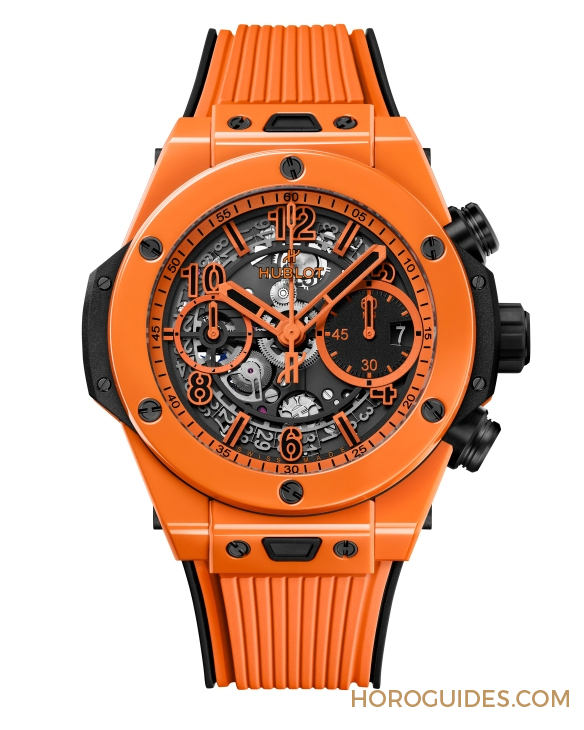 HUBLOT - BIG BANG - 441.CU.5910.RX - 今夏最時尚的色彩！HUBLOT推出全新Big Bang Unico Orange Ceramic橙色陶瓷腕錶