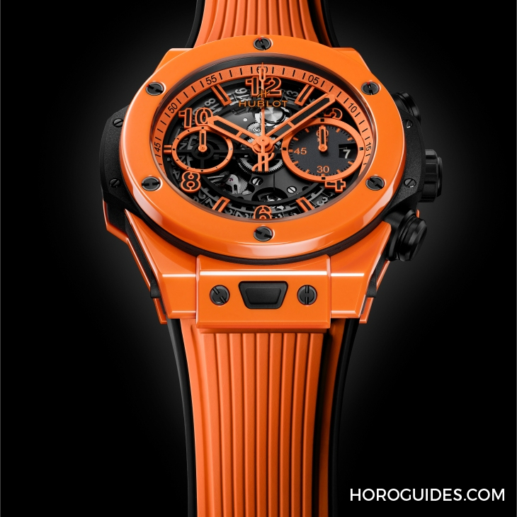 HUBLOT - BIG BANG - 441.CU.5910.RX - 今夏最時尚的色彩！HUBLOT推出全新Big Bang Unico Orange Ceramic橙色陶瓷腕錶