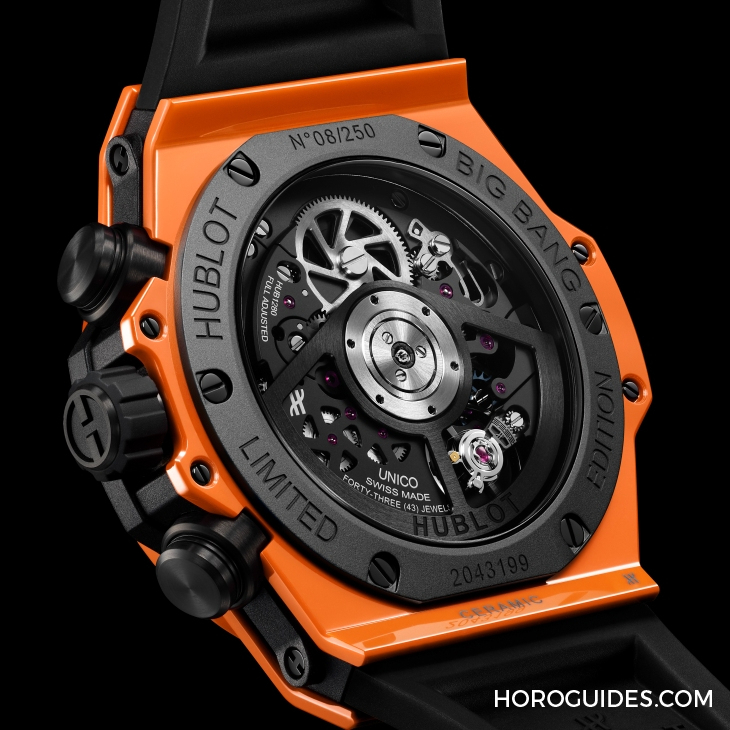 HUBLOT - BIG BANG - 441.CU.5910.RX - 今夏最時尚的色彩！HUBLOT推出全新Big Bang Unico Orange Ceramic橙色陶瓷腕錶