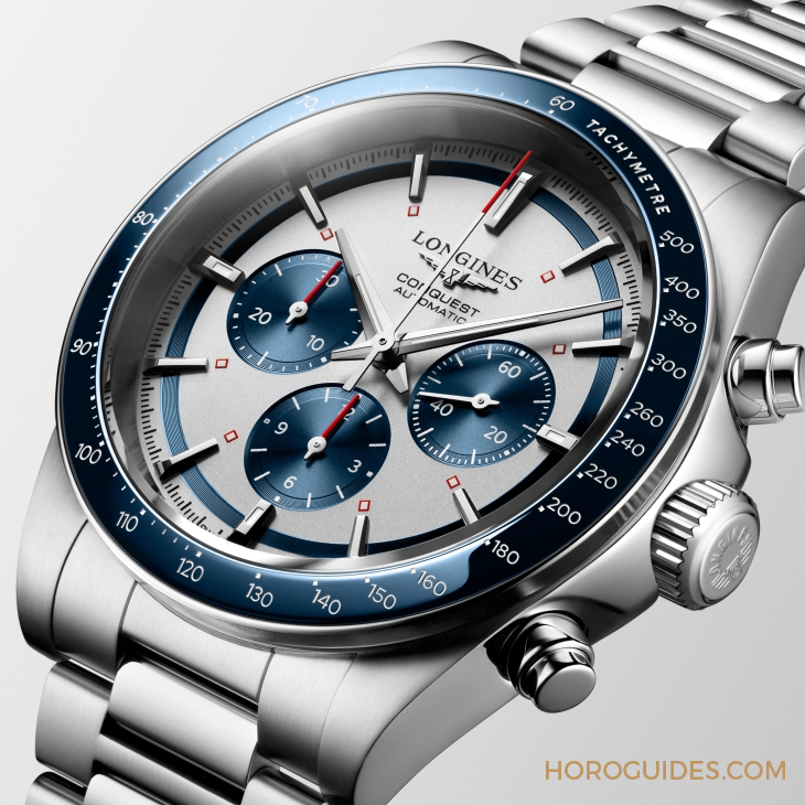 LONGINES - CONQUEST - L3.835.4.98.9 - LONGINES新款Conquest系列誌慶70周年,多尺寸與多彩列陣