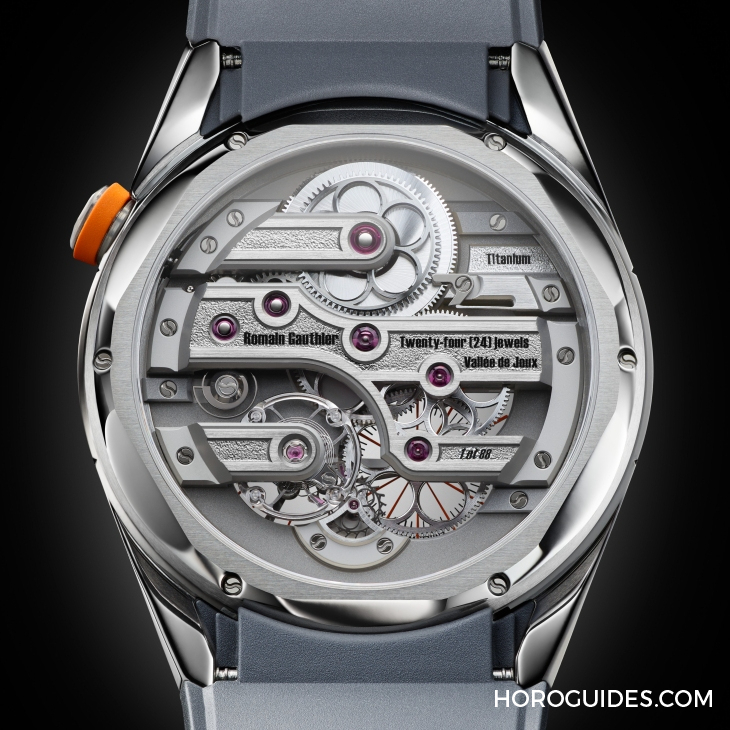 ROMAIN GAUTHIER - C by Romain Gauthier - MON00560 - C by Romain Gauthier Titanium最終章,第六代版本首見鏤空設計