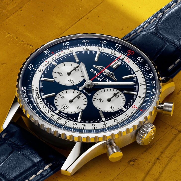 BREITLING - NAVITIMER - PB1921251B1P1 - 致敬飛行的黃金時代!BREITLING百年靈Navitimer和諧式飛機限量版與萬年曆計時新作