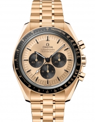 OMEGA 歐米茄 SPEEDMASTER 超霸專業同軸擒縱登月錶Moonshine™ gold