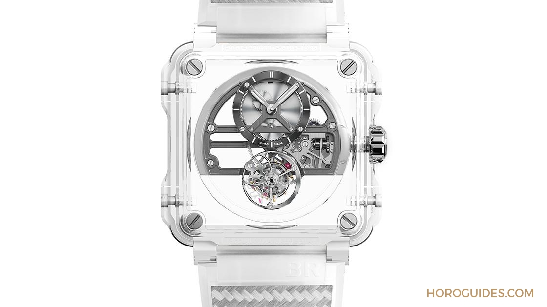 BELL & ROSS - INSTRUMENTS - BRX1-SKTB-SAPHIR - 披上藍寶石水晶外衣,蓋不住柏萊士的玻璃芯