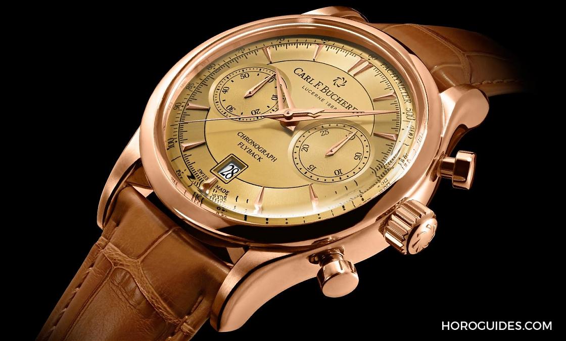 CARL F. BUCHERER - MANERO - 00.10919.03.43.01 - 一抹香檳金，帶出CARL F. BUCHERER優雅計時本色