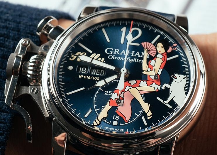 GRAHAM軍風型男錶 上手就是跟別人不一樣